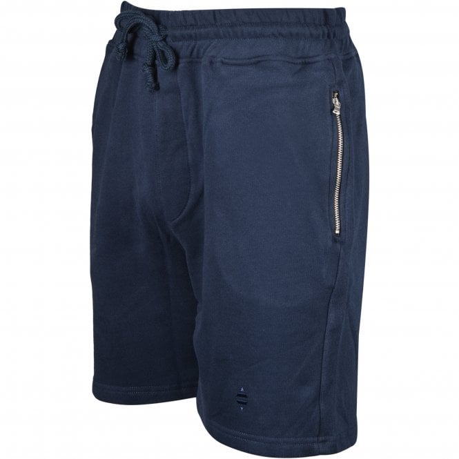 Heavy Cotton Jogging Shorts, Navy