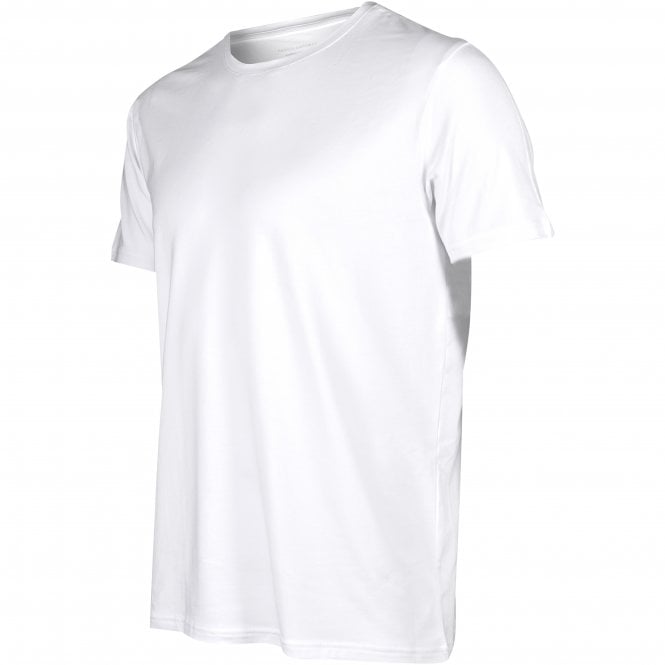 Bamboo Cotton Crew-Neck T-Shirt, White