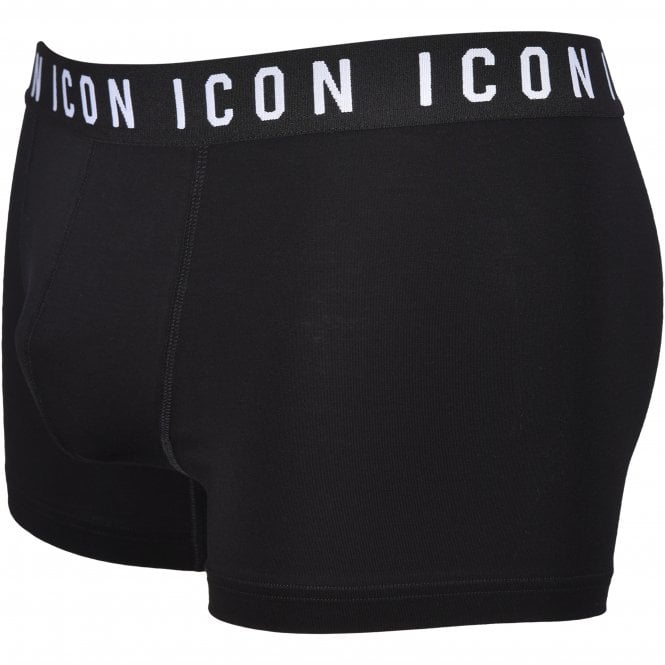 ICON Logo Boxer Trunk, Black