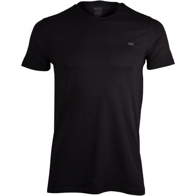 2-Pack Crew-Neck T-Shirts, Black/Grey