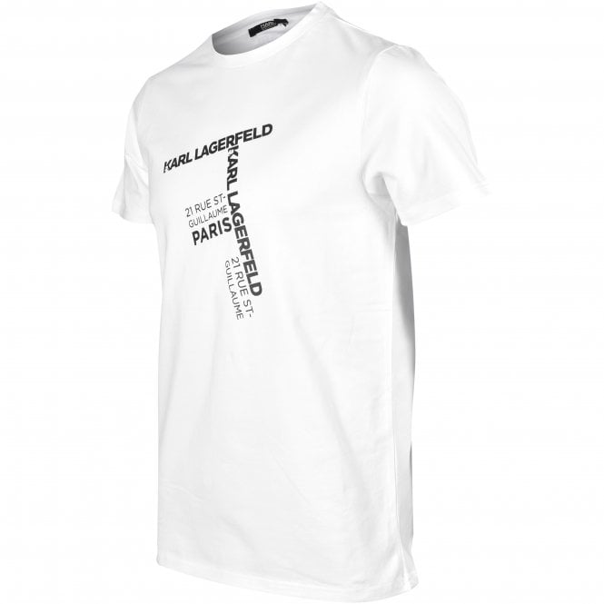 Rue St. Guillaume Crew-Neck T-Shirt, White