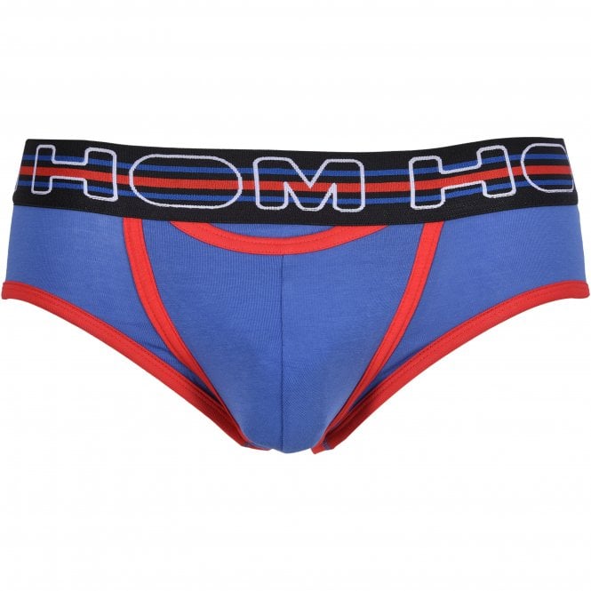 Cotton Up Sports Contrast Mini Brief, Electric Blue