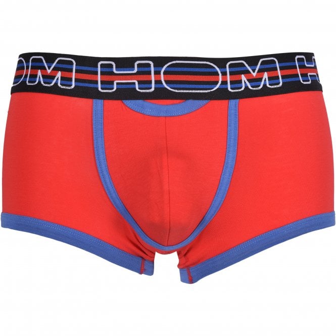 Cotton Up Sports Contrast Boxer Trunk, Red