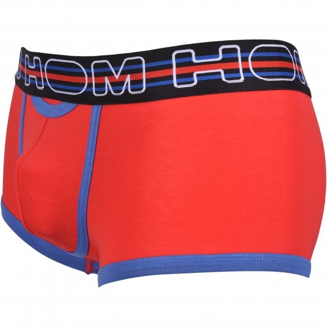 Cotton Up Sports Contrast Boxer Trunk, Red