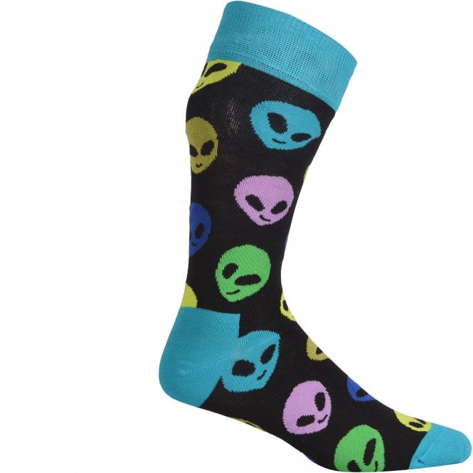 Alien Socks, Black/multi