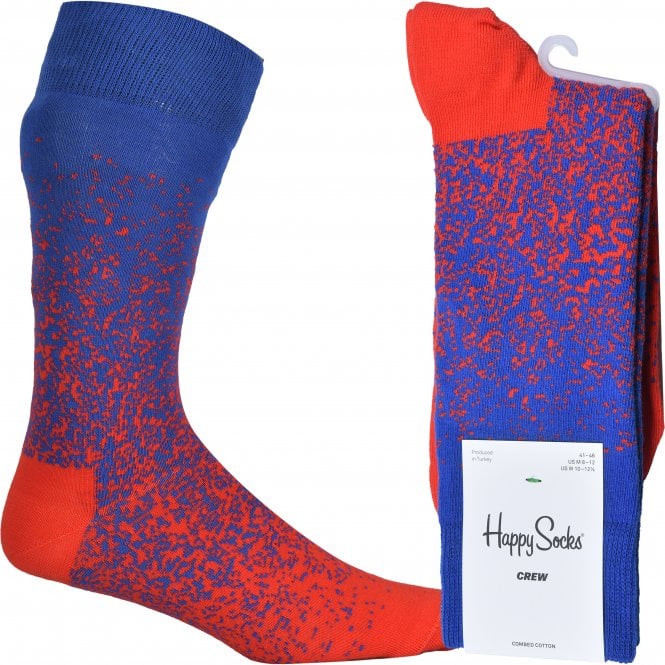 Stardust Socks, Blue/red