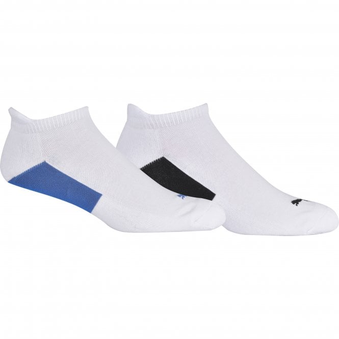 2-Pack Logo Sports Trainer Socks, White