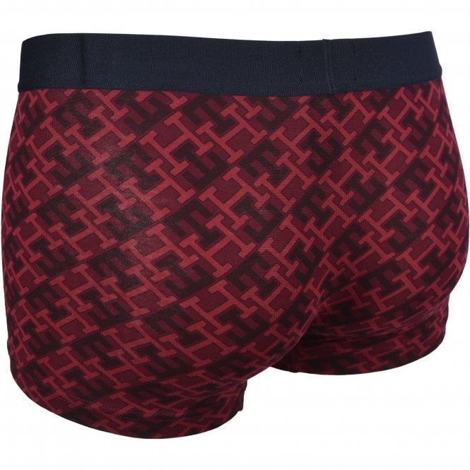 Logo Monogram Boxer Trunk Gift Set, Burgundy