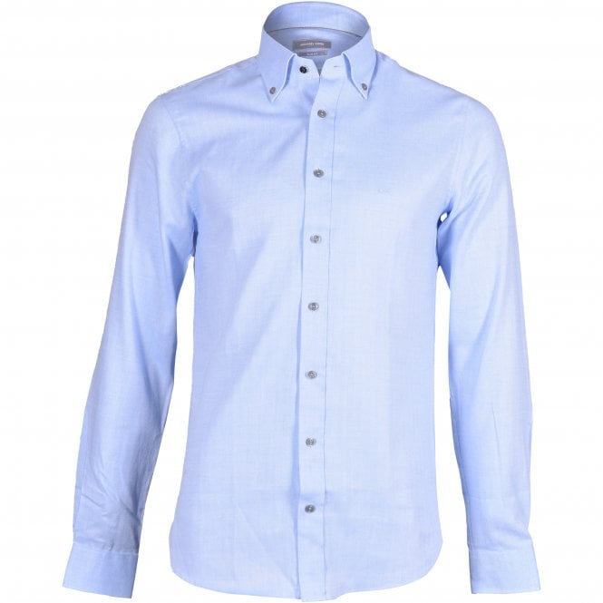 Cotton Cashmere Shirt, Light Blue