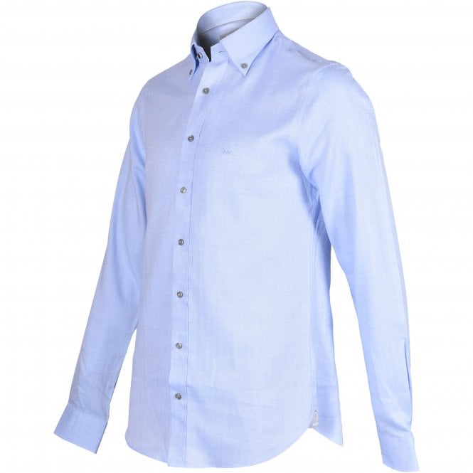 Cotton Cashmere Shirt, Light Blue