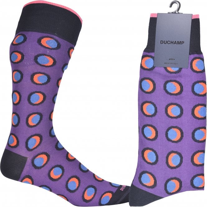 Disc Socks, Purple