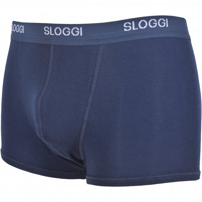 Basic Short Boxer Trunk, Navy