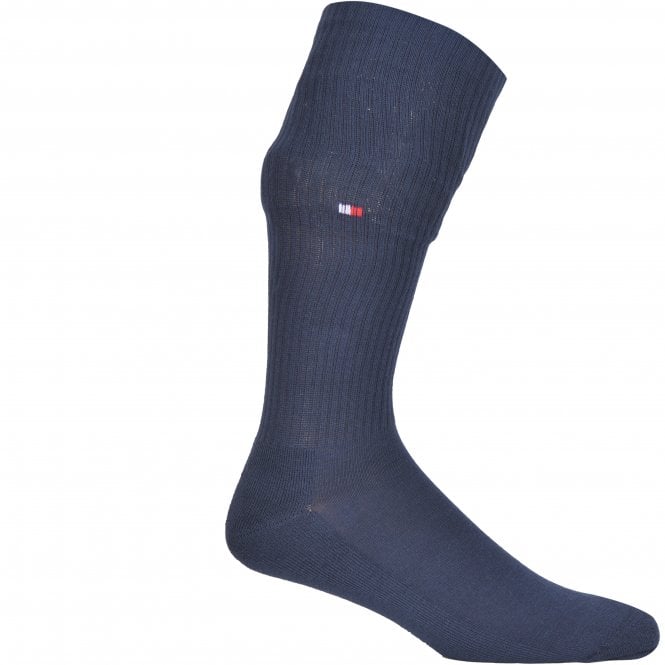 2-Pack Breton Stripe Sports Socks, Navy