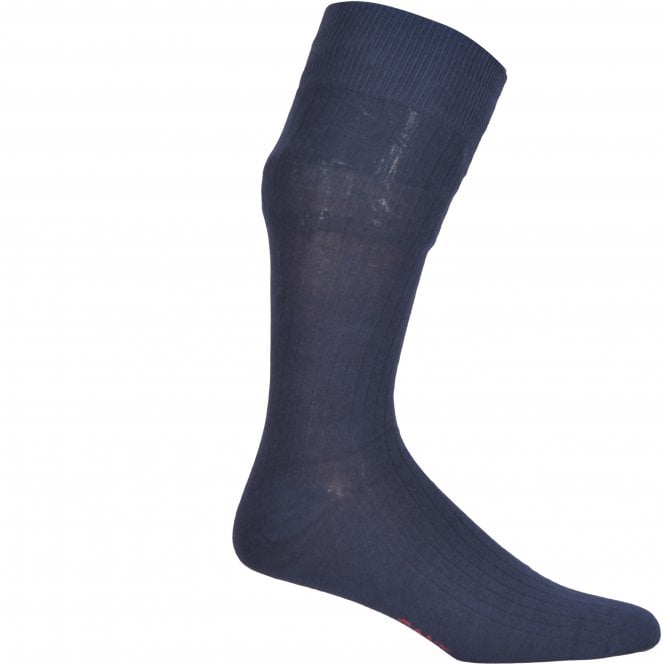 3-Pack Stripe & Solid Socks Gift Set, Navy/red