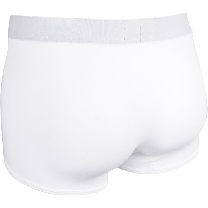 Stretch Cotton Boxer Trunk, White