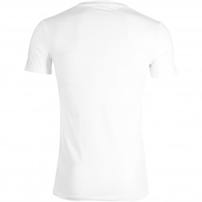 Stretch Cotton Crew-Neck T-Shirt, White