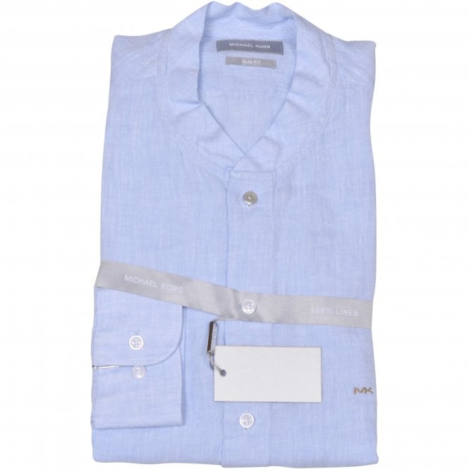 Linen Shirt, Light Blue