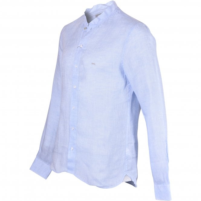 Linen Shirt, Light Blue