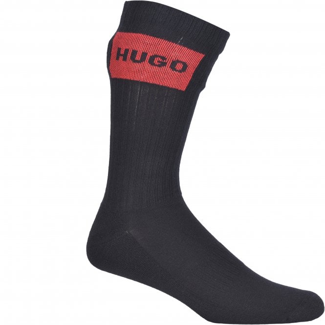 2-Pack Red Label Sports Socks, Black/Khaki