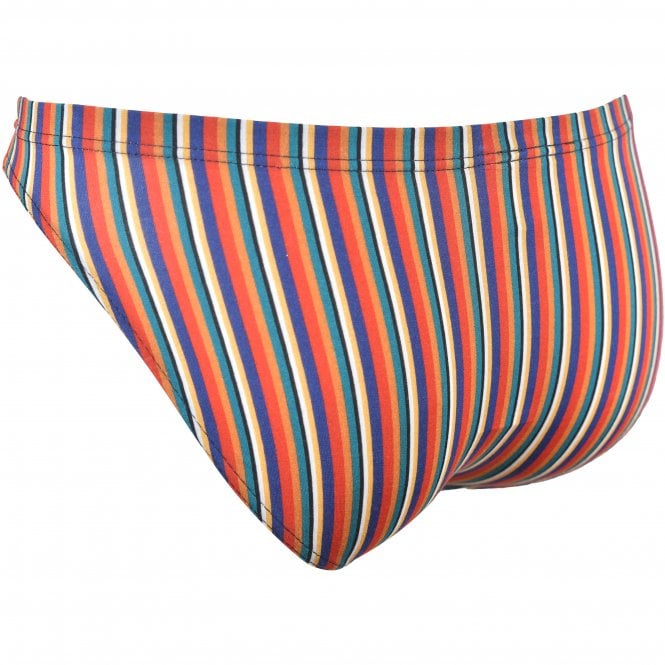 Petero Stripes Comfort Micro Brief, Multi