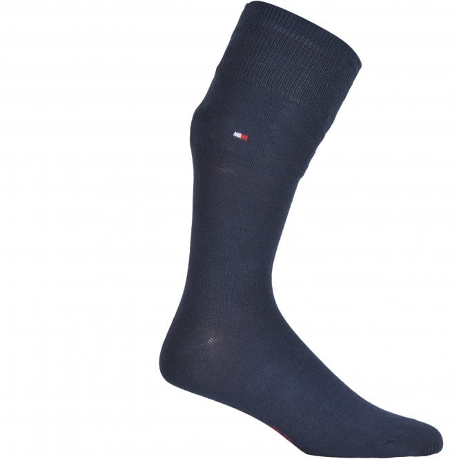 2-Pack Rugby Stripe & Solid Socks, Navy/Red