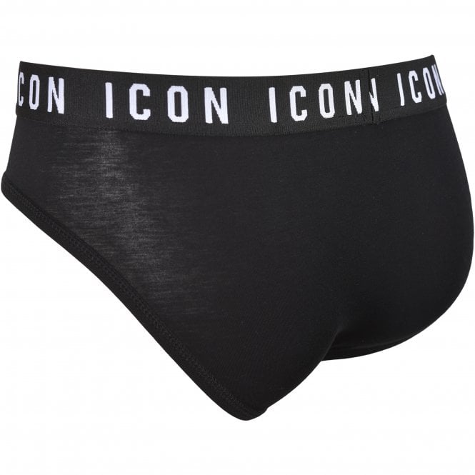 ICON Waistband Brief, Black/white