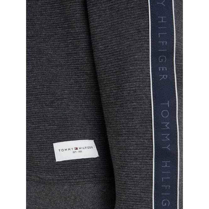 Soft Ribbed Tracksuit Sweatshirt, Dark Grey Heather