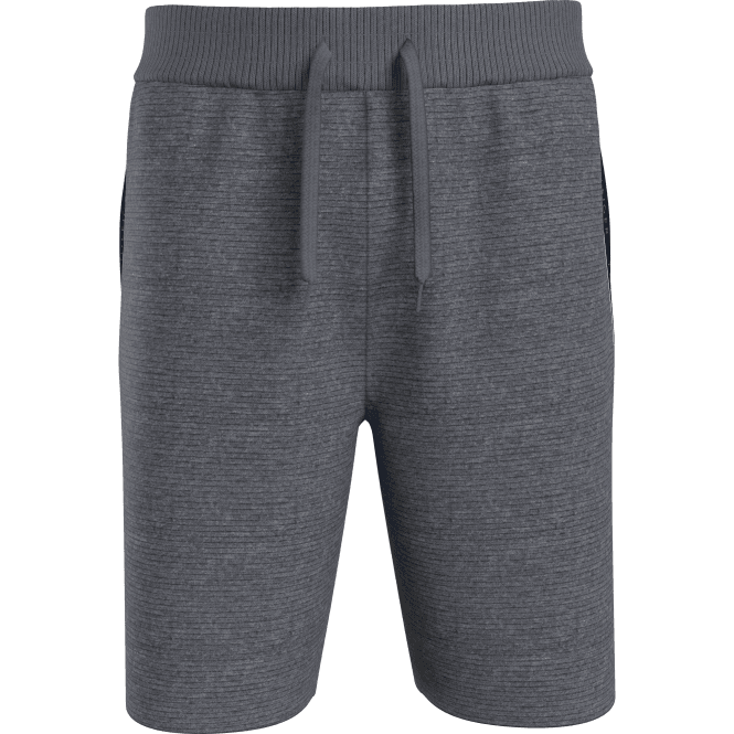 Soft Ribbed Tracksuit Shorts, Dark Grey Heather