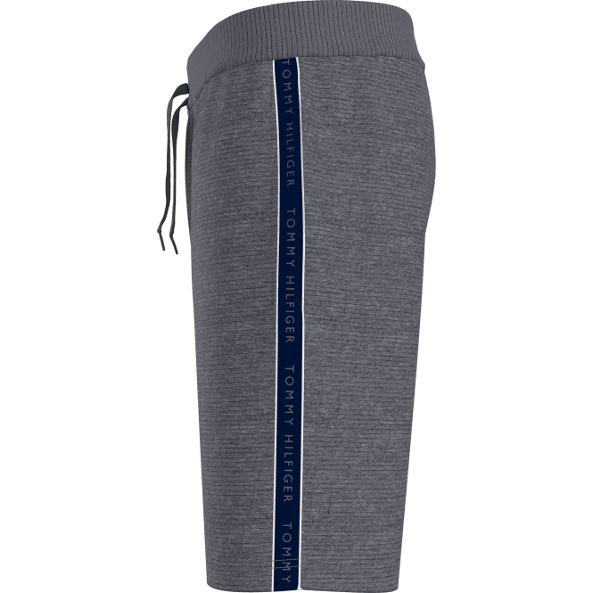 Soft Ribbed Tracksuit Shorts, Dark Grey Heather