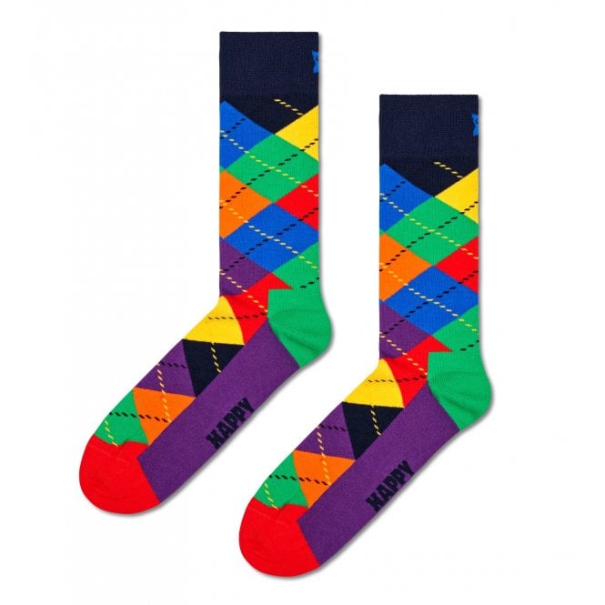 4-Pack Multicolour Socks Gift Box, Navy/multi