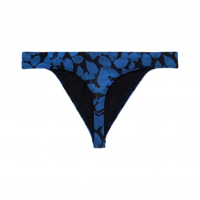 Temptation Quentin Immersive Flowers Print G-String, Black