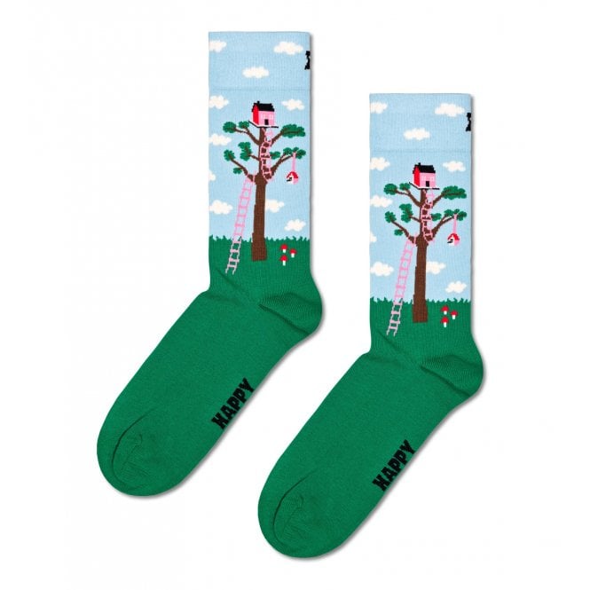 Treehouse Socks, Green