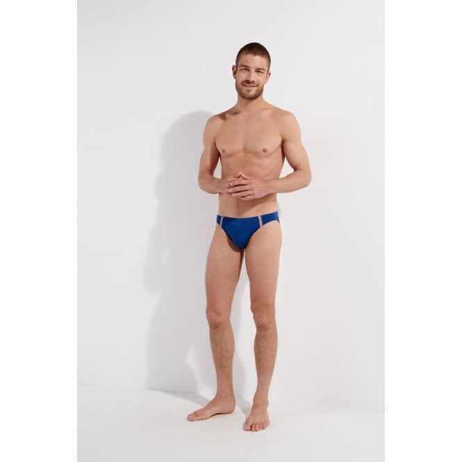 Nautical Cup Swim Micro Brief, Navy