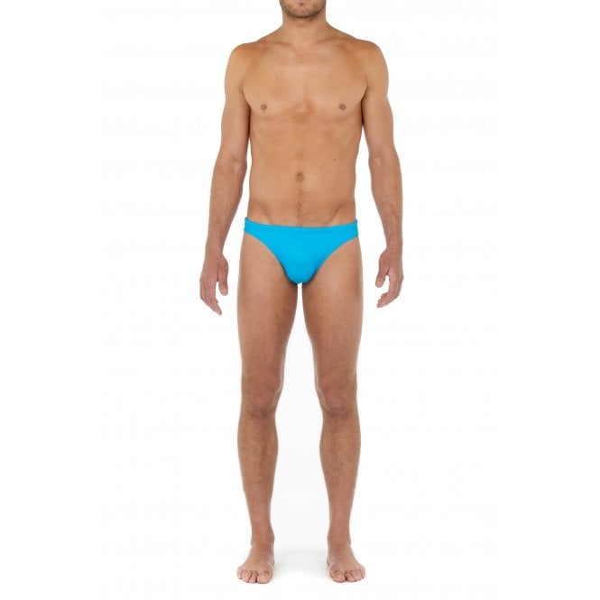 Sea Life Swim Micro Brief, Turquoise Blue