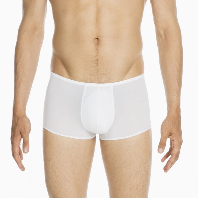 Plume Boxer Trunk, White