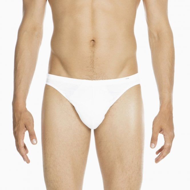 Premium Cotton Comfort Micro Brief, White