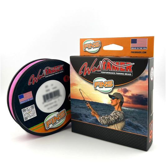 Fins Spectra Fishing Line, Windtamer, Pink