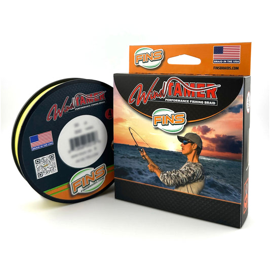 Fins Spectra Fishing Line, Windtamer, Slate Green