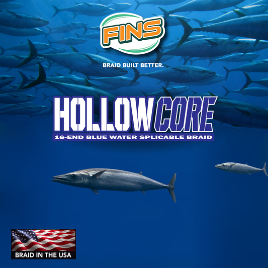 Hollow Core 130-250lb Test – FINS Braids