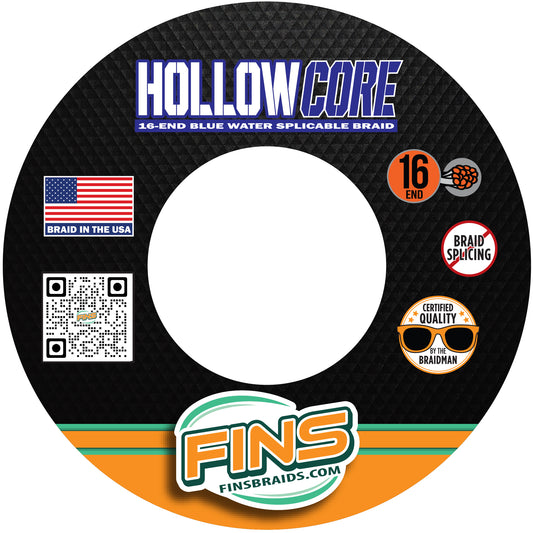 Hollow Core 130-250lb Test – FINS Braids