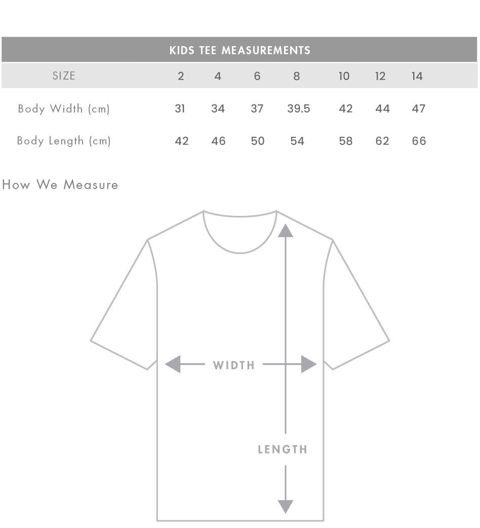 Kids Size Guide