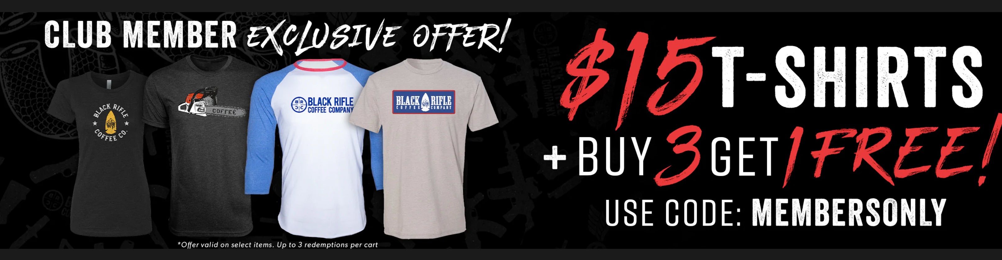 Buy 3, Get 1 Free: BRCC Debuts Coffee-Club-Exclusive T-Shirt Frenzy ...