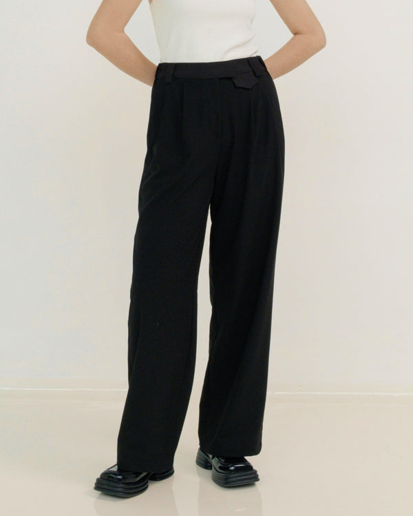 JOSEPHINE CHAUS Black Plus 2X / 18 Lined Polyester Dress Pants Side Pockets  on eBid United States