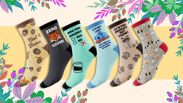 A World of Colorful and Funny Sock Bundles and Multipacks - Just Fun Socks - Cotton Socks