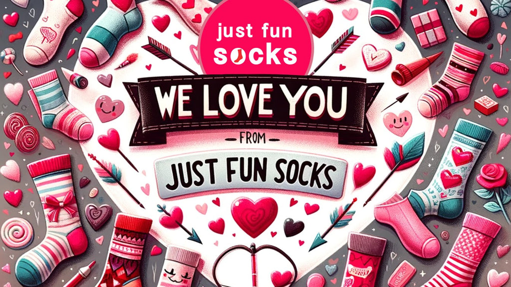 Just Fun Socks - We Love You