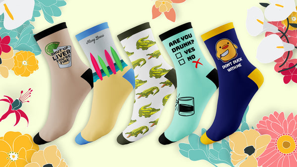Party Socks for Men and Women - Colorful, Funny Socks