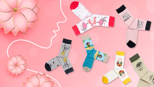 10 Best Socks for Women's Day - Buy Fun Colorful Cotton Made Women's Socks from Just Fun Socks