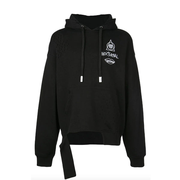 Haculla New York Robber Hoodie L / Black/Red Stripe