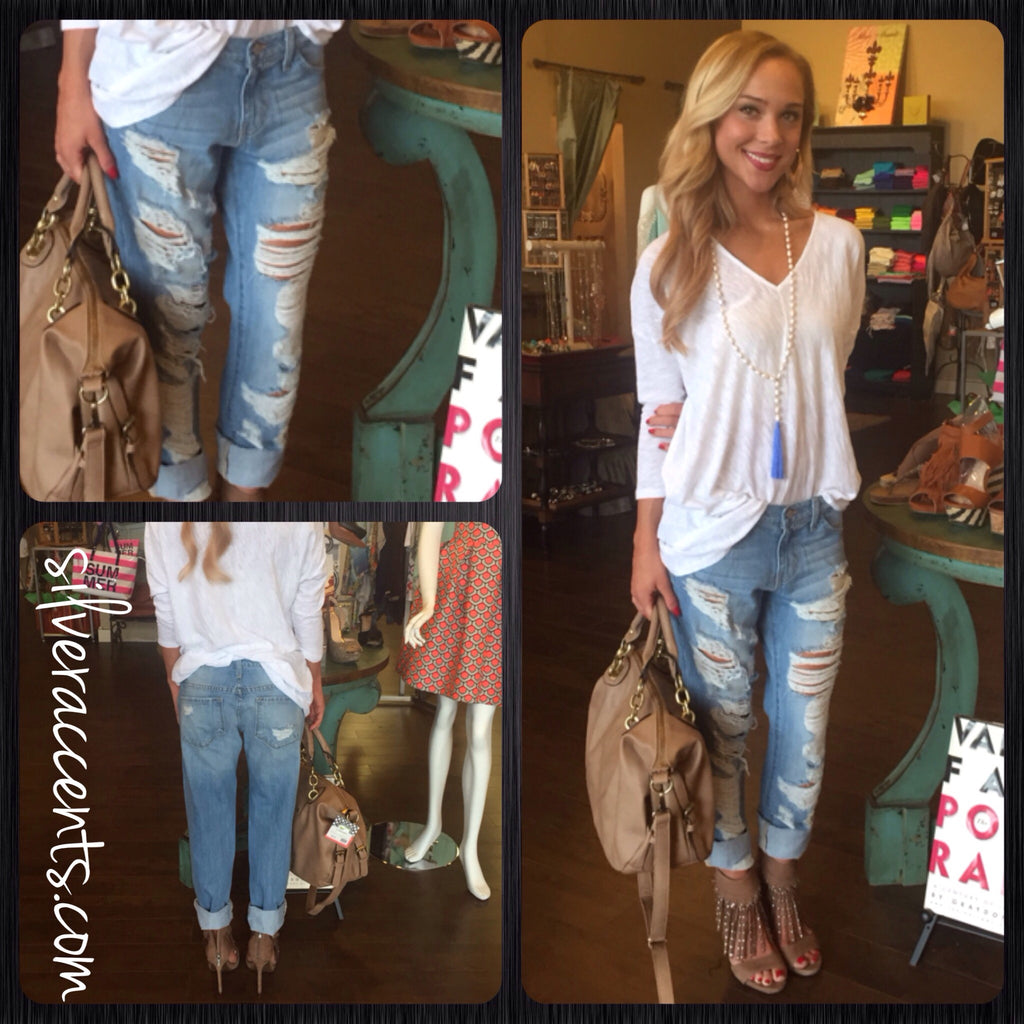 flying monkey distressed boyfriend jeans