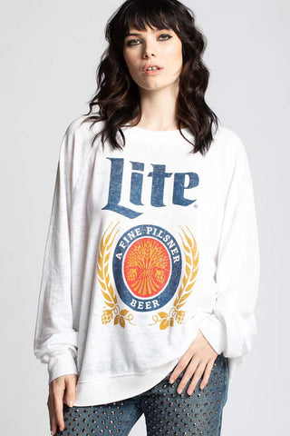 RECYCLED KARMA Vintage MILLER LITE Sweatshirt